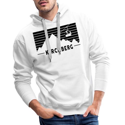 Mountains & Stripes Kirchberg - Mannen Premium hoodie