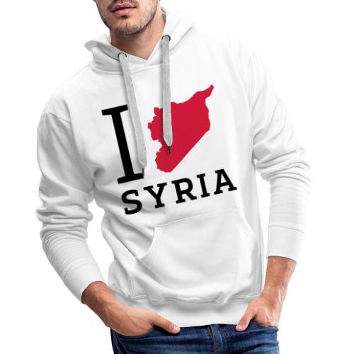 I love Syria - Mannen Premium hoodie