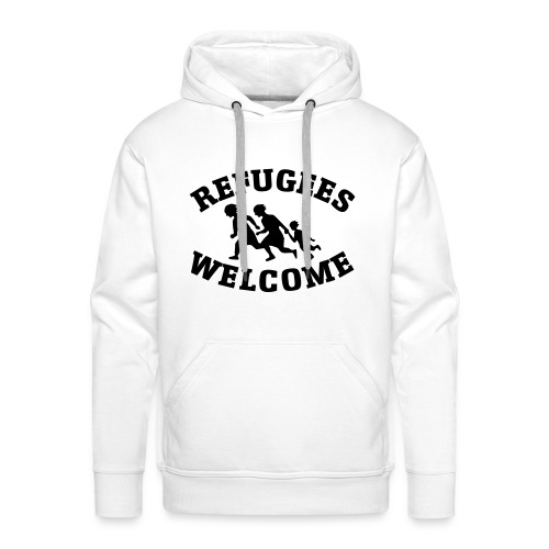 Refugees Welcome - Men's Premium Hoodie