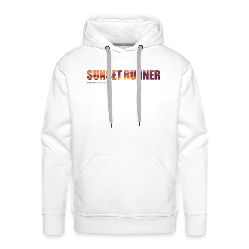Sunset Runner - @RUNNINGFORCE - Männer Premium Hoodie