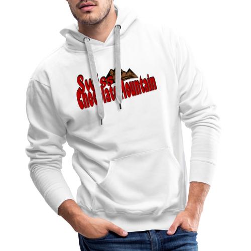 Swiss Chocolate Mountain - Sweat-shirt à capuche Premium Homme