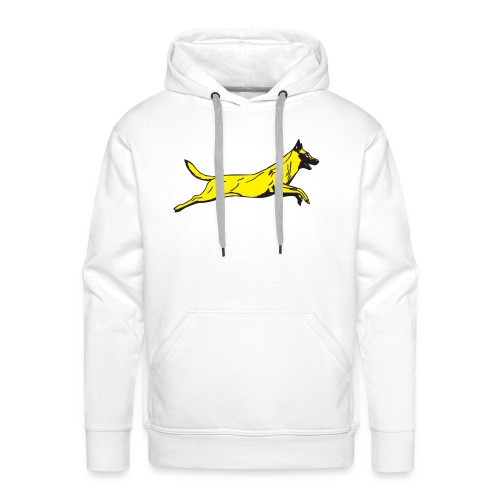 jumping dog malinois - Mannen Premium hoodie