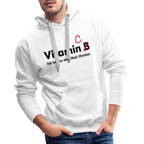 Vitamin C (JESUS shirts) - Männer Premium Hoodie