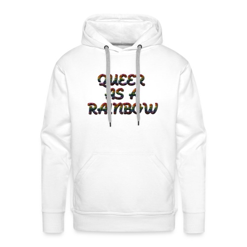 Queer as a Rainbow - Mannen Premium hoodie