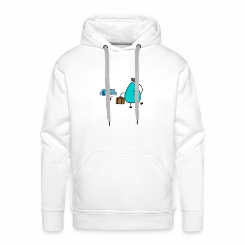plectrumblauw - Mannen Premium hoodie