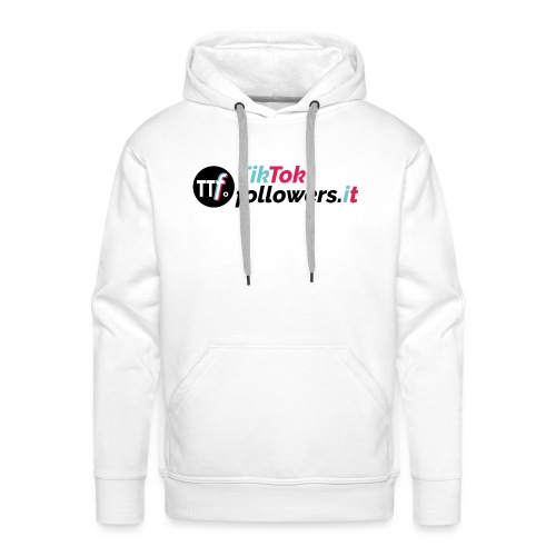 ttfollowers logo - Felpa con cappuccio premium da uomo