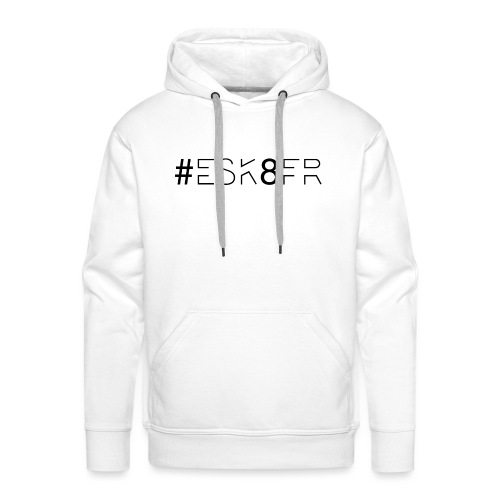 ESK8FR NEW NOIR png - Sweat-shirt à capuche Premium pour hommes