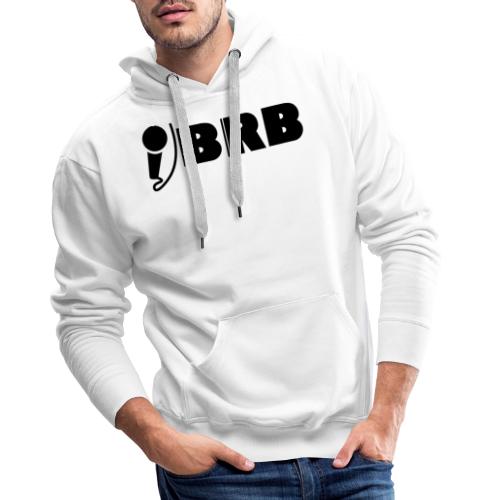 BRB Logo - Schwarz - Männer Premium Hoodie