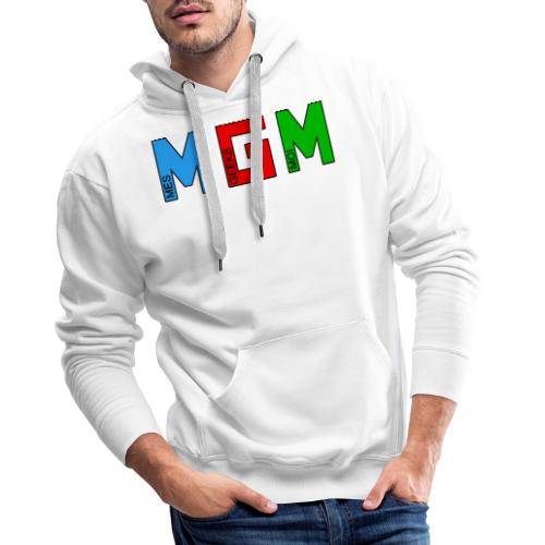 lettre MGM 2020 - Sweat-shirt à capuche Premium pour hommes