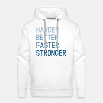 Harder Better Faster Stronger - Hoodies for men