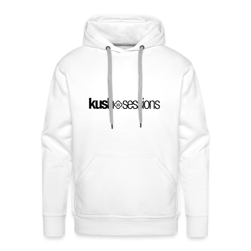 KushSessions (black logo) - Mannen Premium hoodie