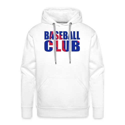 Baseball club logo shad - Sweat-shirt à capuche Premium pour hommes