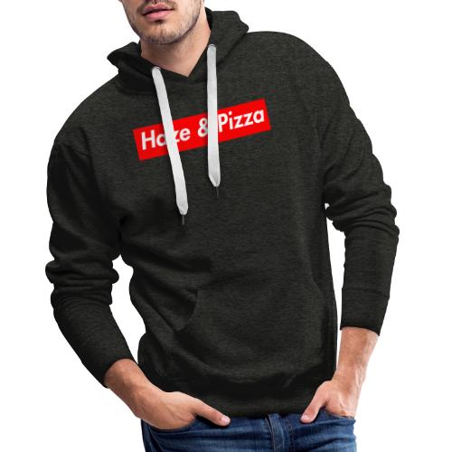 Haze & Pizza - Männer Premium Hoodie