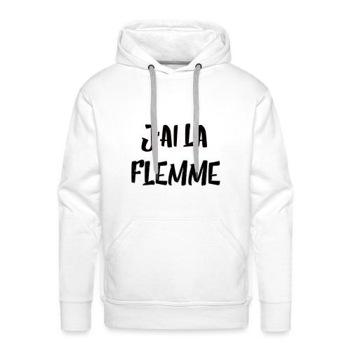 J'ai la FLEMME - Sweat-shirt à capuche Premium pour hommes