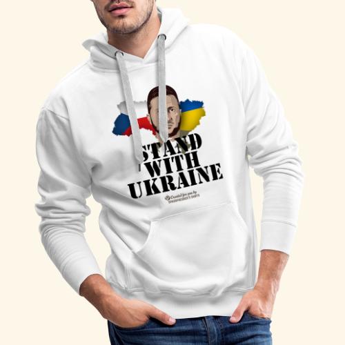 Ukraine Tschechien Unterstützer T-Shirt Design - Männer Premium Hoodie
