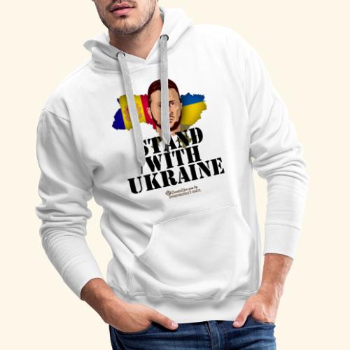 Ukraine Andorra - Männer Premium Hoodie