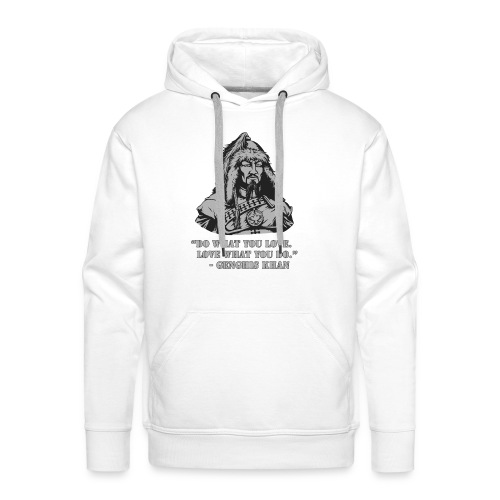 Genghis Khan quote - Mannen Premium hoodie