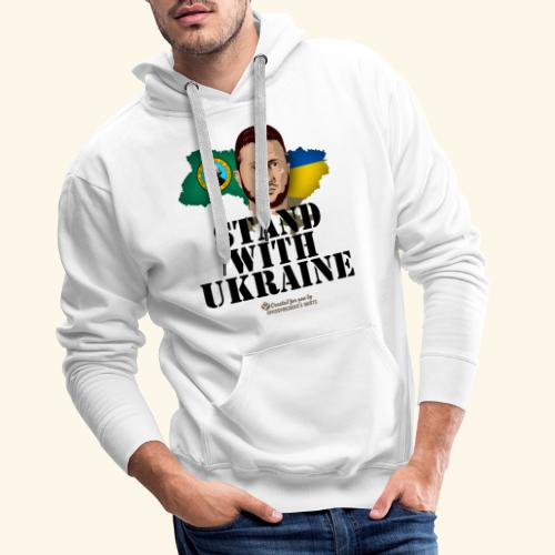 Ukraine T-Shirt Design - Männer Premium Hoodie