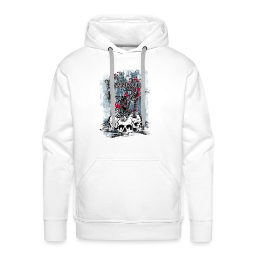 rock n roll skulls - Mannen Premium hoodie