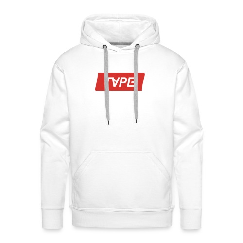 TAPE SHAPE RED - Mannen Premium hoodie