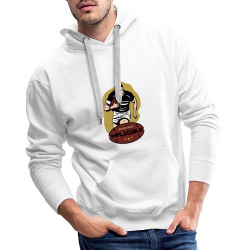 RUGBYMAN IMPLACABLE ! - Sweat-shirt à capuche Premium Homme