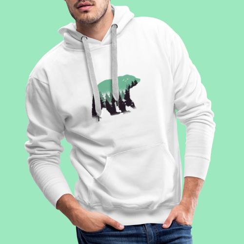 Forest bear - Mannen Premium hoodie