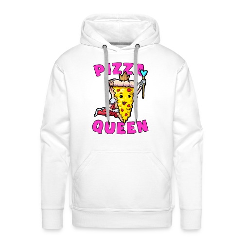 Pizza Queen Kids Girl Italian Fast Food Funny Pizz - Men's Premium Hoodie