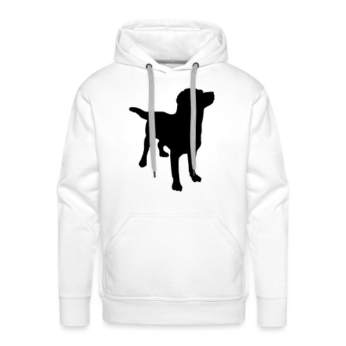 Dog Silhouette - Mannen Premium hoodie