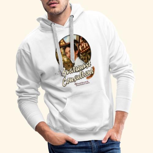 grill t shirt design bratwurst consultant - Männer Premium Hoodie