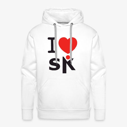 I Love SK - Sweat-shirt à capuche Premium pour hommes