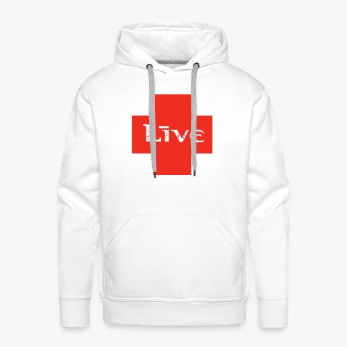 live cross HR png - Mannen Premium hoodie