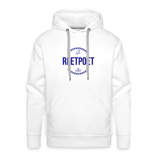 ReetPoet To Go | Logo Blau - Männer Premium Hoodie