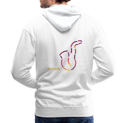 Saxy, rugzijde - Mannen Premium hoodie