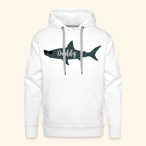 Daddy shark - Sudadera con capucha premium para hombre