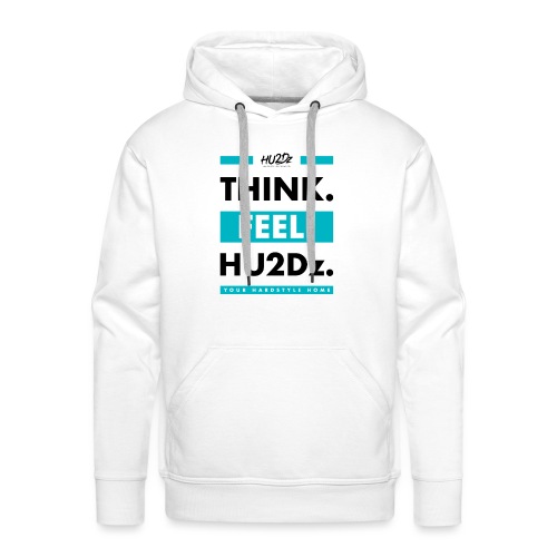 THINK FEEL HU2Dz Black White Shirt - Men's Premium Hoodie