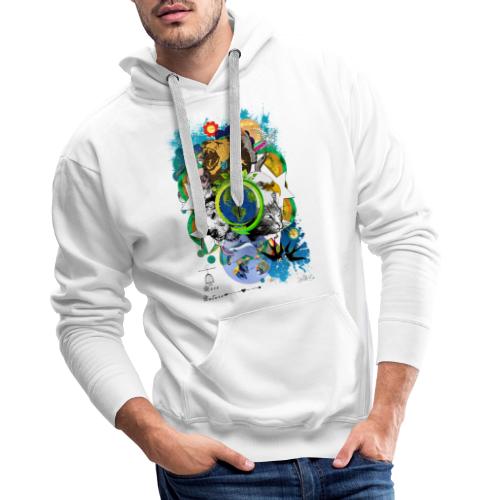 Terre Mère Nature (Fr) -by- T-shirt chic et choc - Sweat-shirt à capuche Premium pour hommes