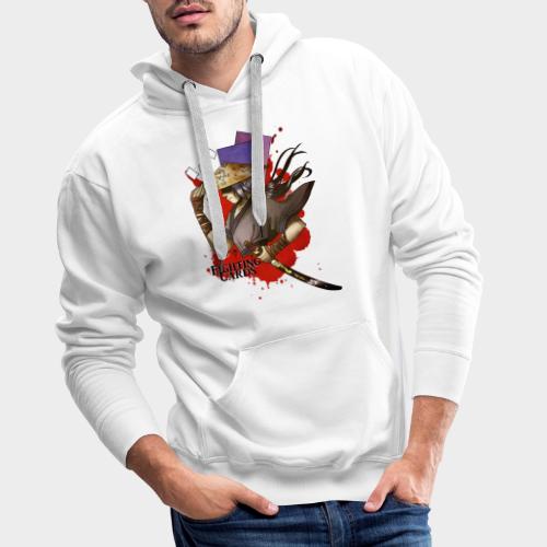 Fighting cards - Guerrier - Sweat-shirt à capuche Premium pour hommes