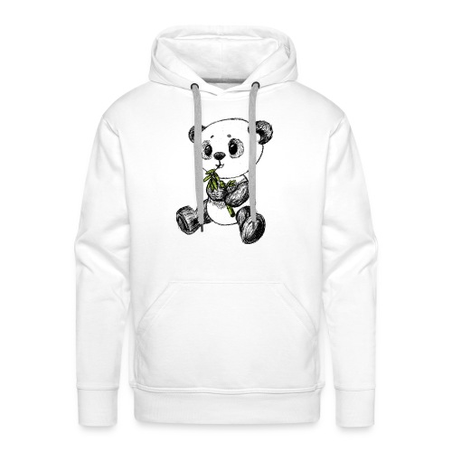 Panda Karhu värillinen scribblesirii - Miesten premium-huppari
