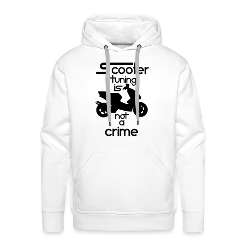 Scooter tuning is not a crime! Vol. III HQ - Männer Premium Hoodie