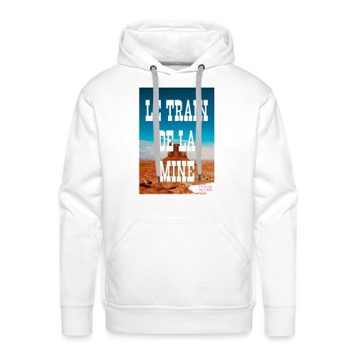 Le Train de La Mine - Sweat-shirt à capuche Premium pour hommes