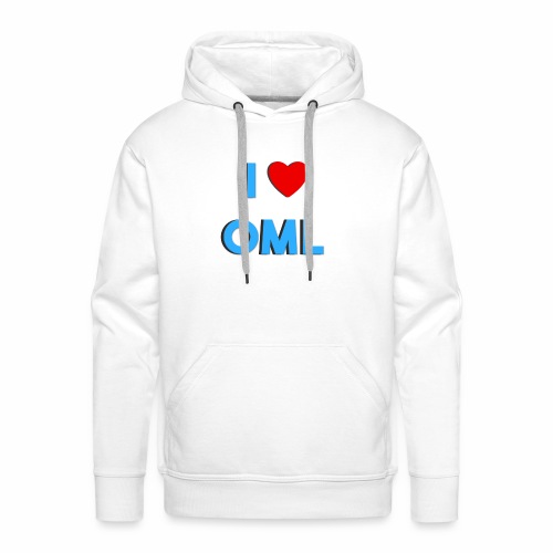 I LOVE OML - Mannen Premium hoodie