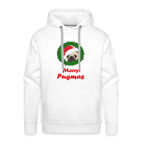 Merry Pugmas - Mannen Premium hoodie