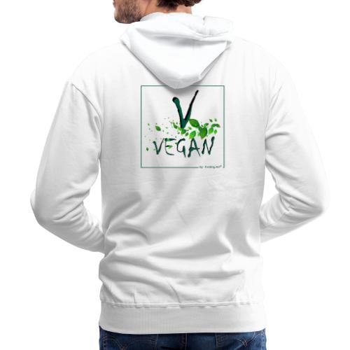Tee Shirt Vegan - Sweat-shirt à capuche Premium pour hommes