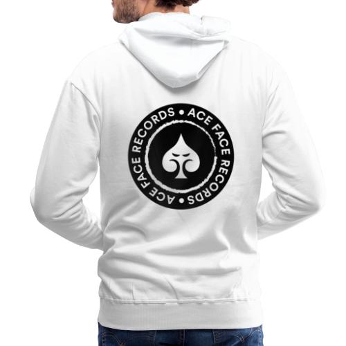 Ace Face Records Circle logo Black - Men's Premium Hoodie
