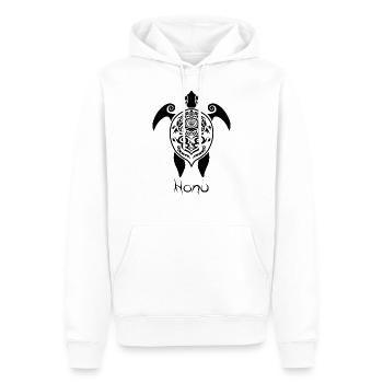 Maori Schildkröten Gruppe Tattoo Geschenk Idee - Männer Premium Bio Hoodie - Weiß - Vorne - Nico (187cm)