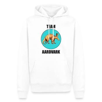 Tiere Natur Logo Comic Erdferkel Artwork Aardvark - Männer Premium Bio Hoodie - Weiß - Vorne - Nico (187cm)