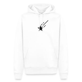 Star star falling star sky logo - Men’s Premium Organic Hoodie - white - Front - Nico (187cm)