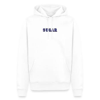 Sugar Spitzname Girl süß - Männer Premium Bio Hoodie - Weiß - Vorne - Nico (187cm)