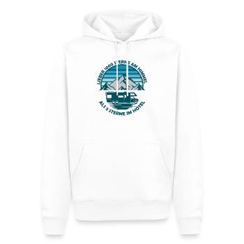 Lieber 1000 Sterne Wohnmobil Shirt Camping - Männer Premium Bio Hoodie - Weiß - Vorne - Nico (187cm)