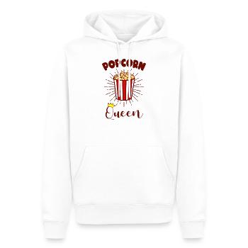 Costume de pop-corn - Sweat à capuche Premium bio Homme - blanc - Devant - Nico (187cm)